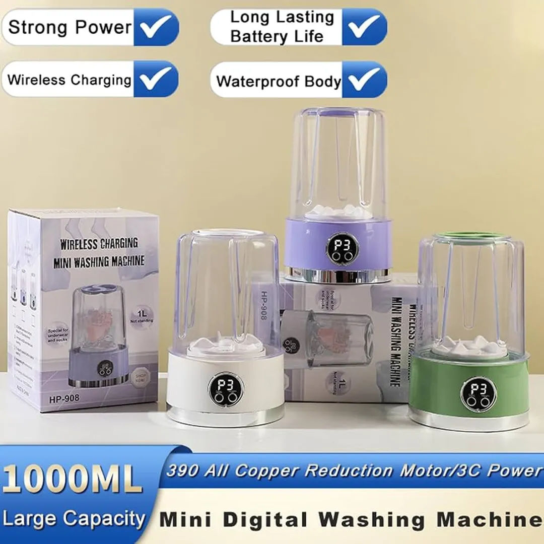 MINI LAVADORA PARA ROPA INTERIOR HS-588 – 1L