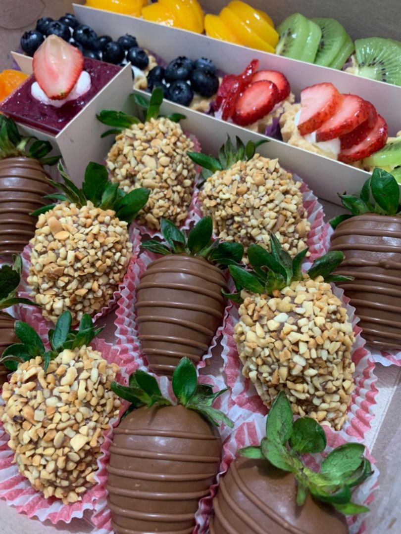 FRESAS CON CHOCOLATE