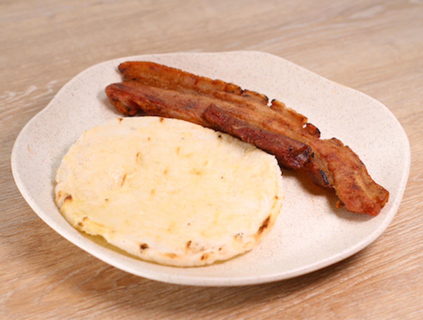 Arepa con Chicharron 