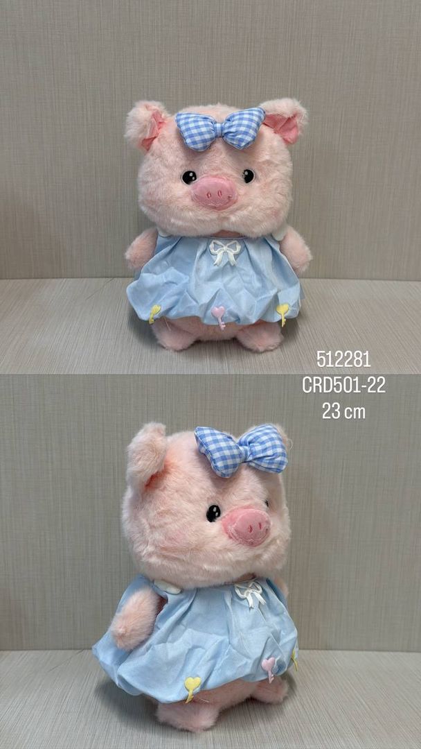 CERDITA CON ACCESORIOS 23 CM
