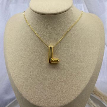 Imagen del producto Dije, todas las letras del abecedario, oro rosa, covergold 
