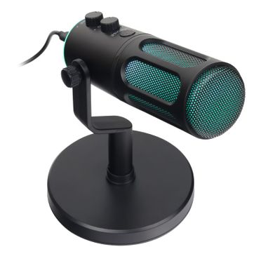 Micrófono Escritorio USB RGB Reducción ruido DSP SU8 - imagen 1