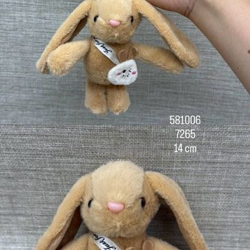 Imagen del producto LLAVERO CONEJO CON BOLSITO DE 14 CM