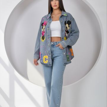 CHAQUETA MICKEY DENIM COLORS - imagen 1