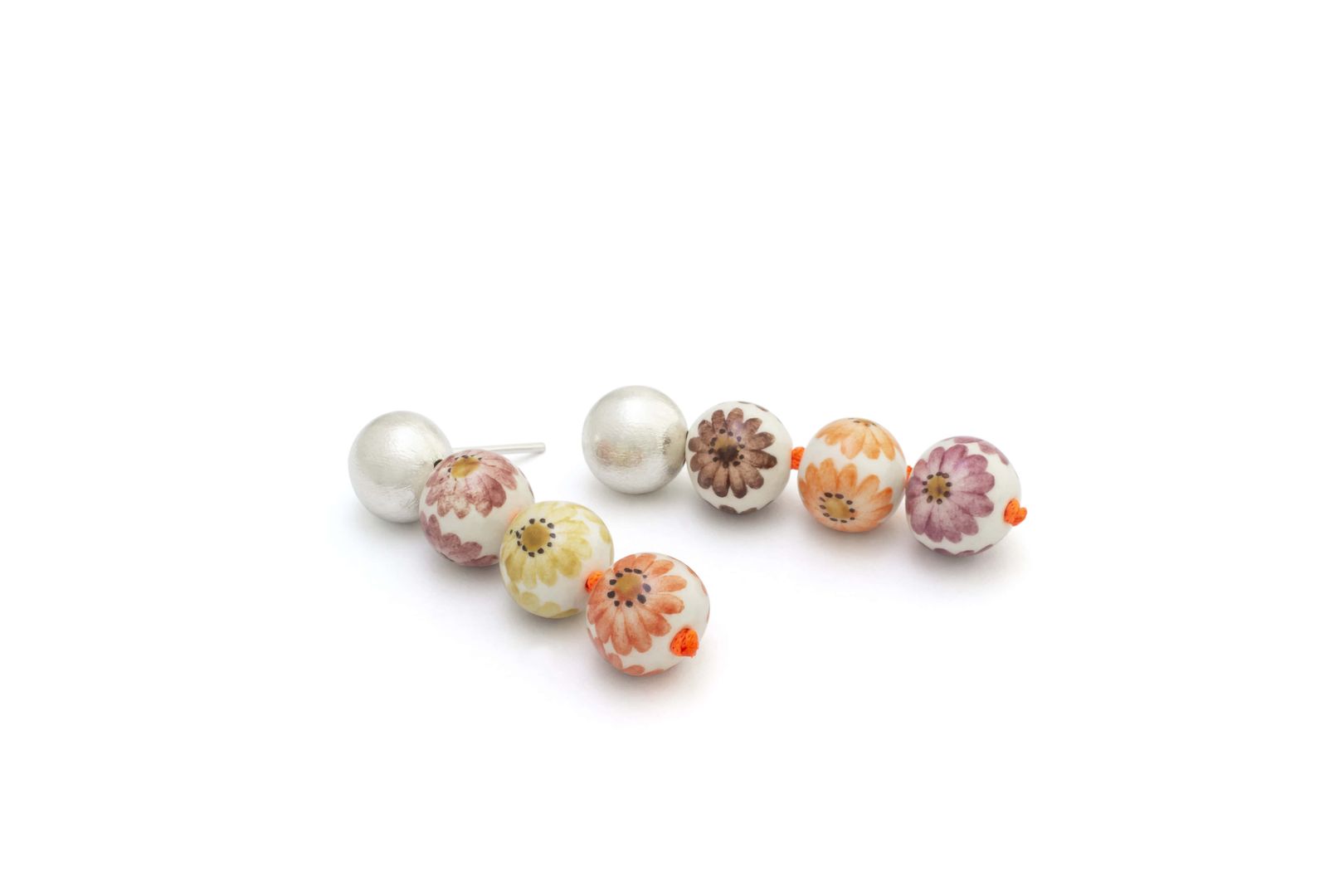 SILVER AND CERAMIC SPHERES