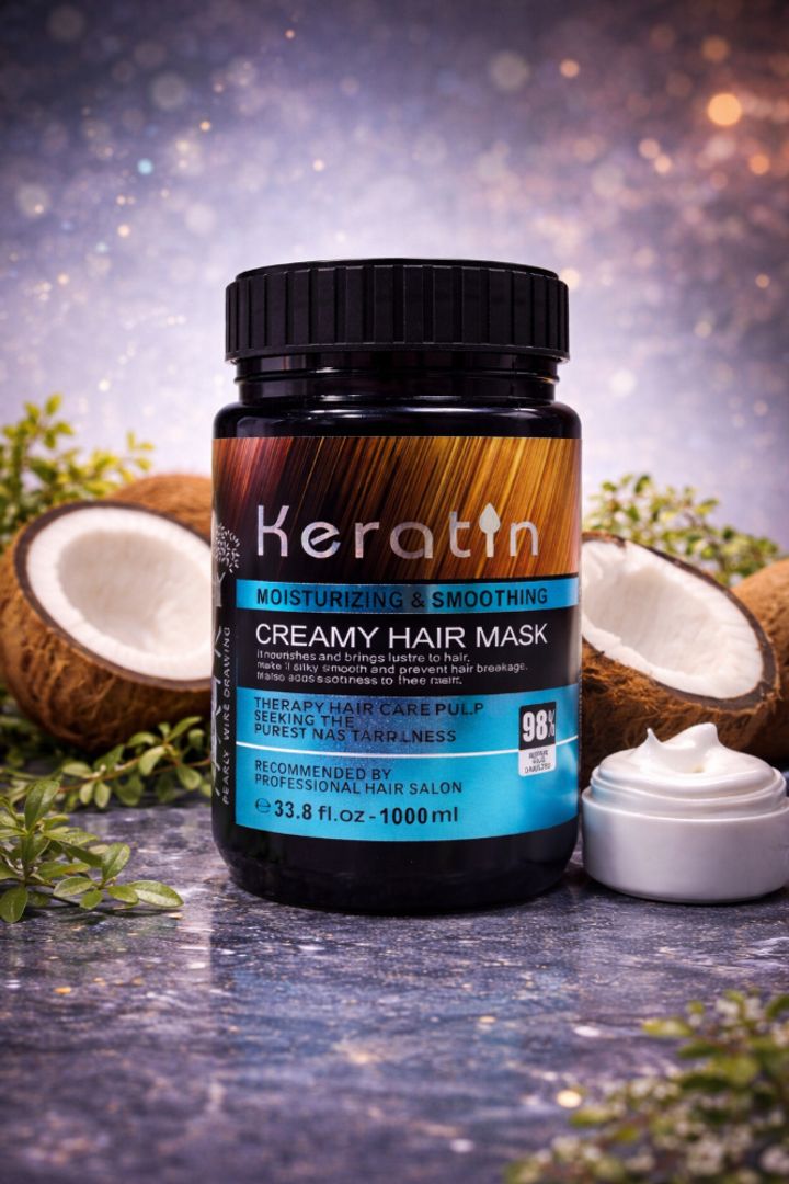 KERATIN MASCARILLA DE CABELLO 1000 ml Hair Pearly FAJ-573
