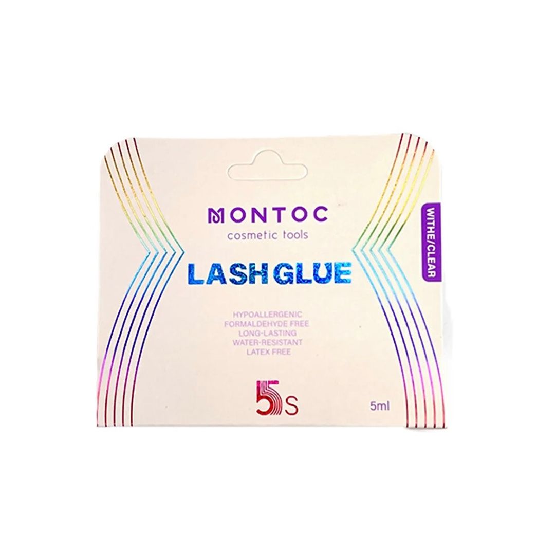 PEGA DE PESTAÑAS LASH GLUE WHITE CLEAR MONTOC