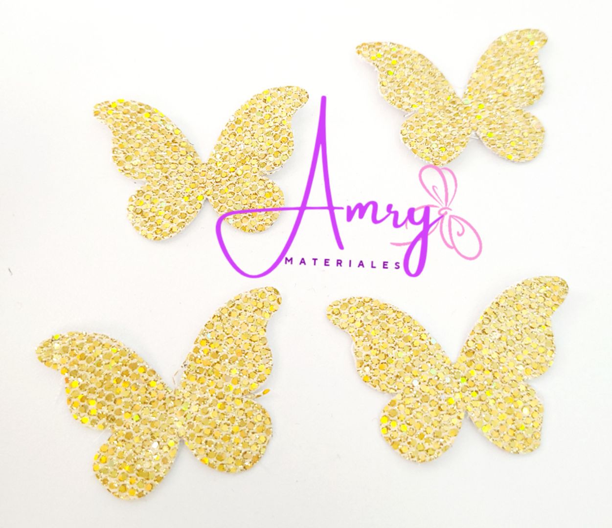 Unico 10 Mariposas Dorada lija 