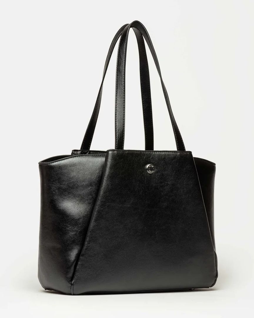 SHOPPER RAIX EFECTO CUERO NEGRO