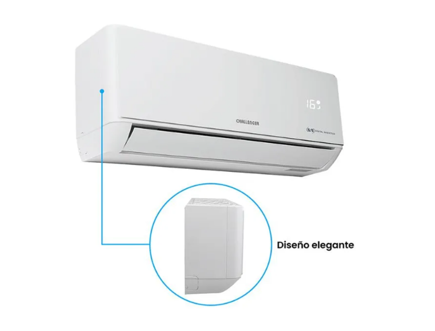 SPLIT CHALLENGER 12000 BTU R-410 110V