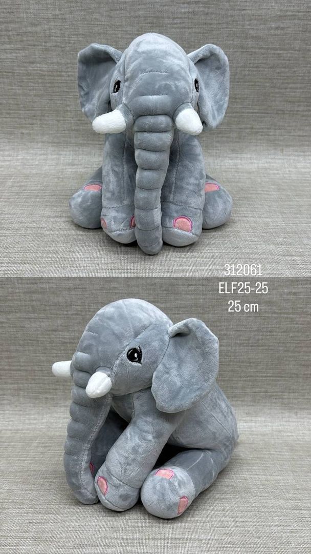 ELEFANTE GRIS 25 CM
