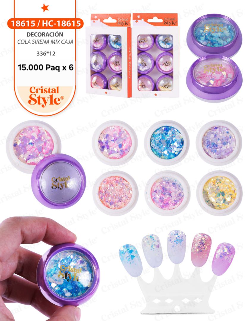 Cola de Sirena Mix caja X 6