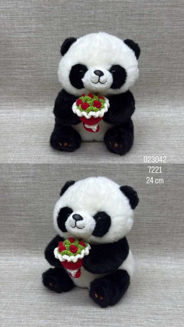 PANDA CON RAMO 24 CM