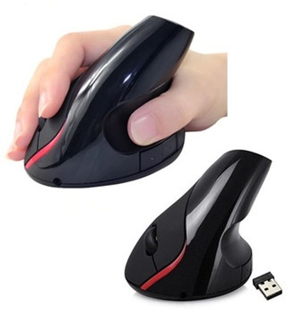 Mouse Ergonómico Vertical Inalámbrico Recargable