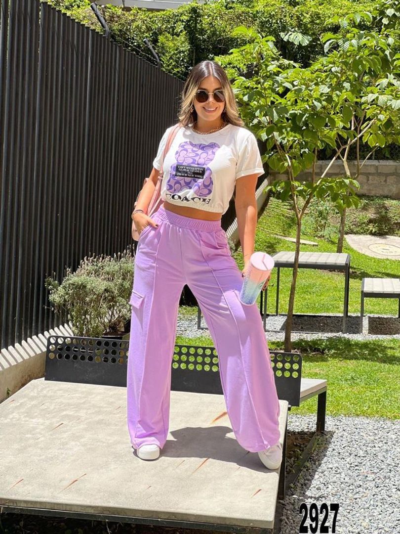 SET CARGO CON BOLSILLO + BLUSA 