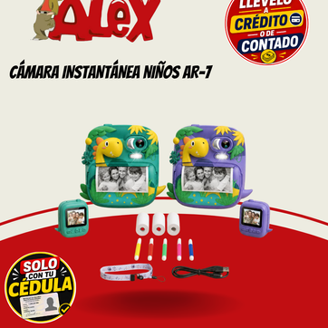 Imagen del producto CÁMARA INSTANTÁNEA NIÑOS AR-7