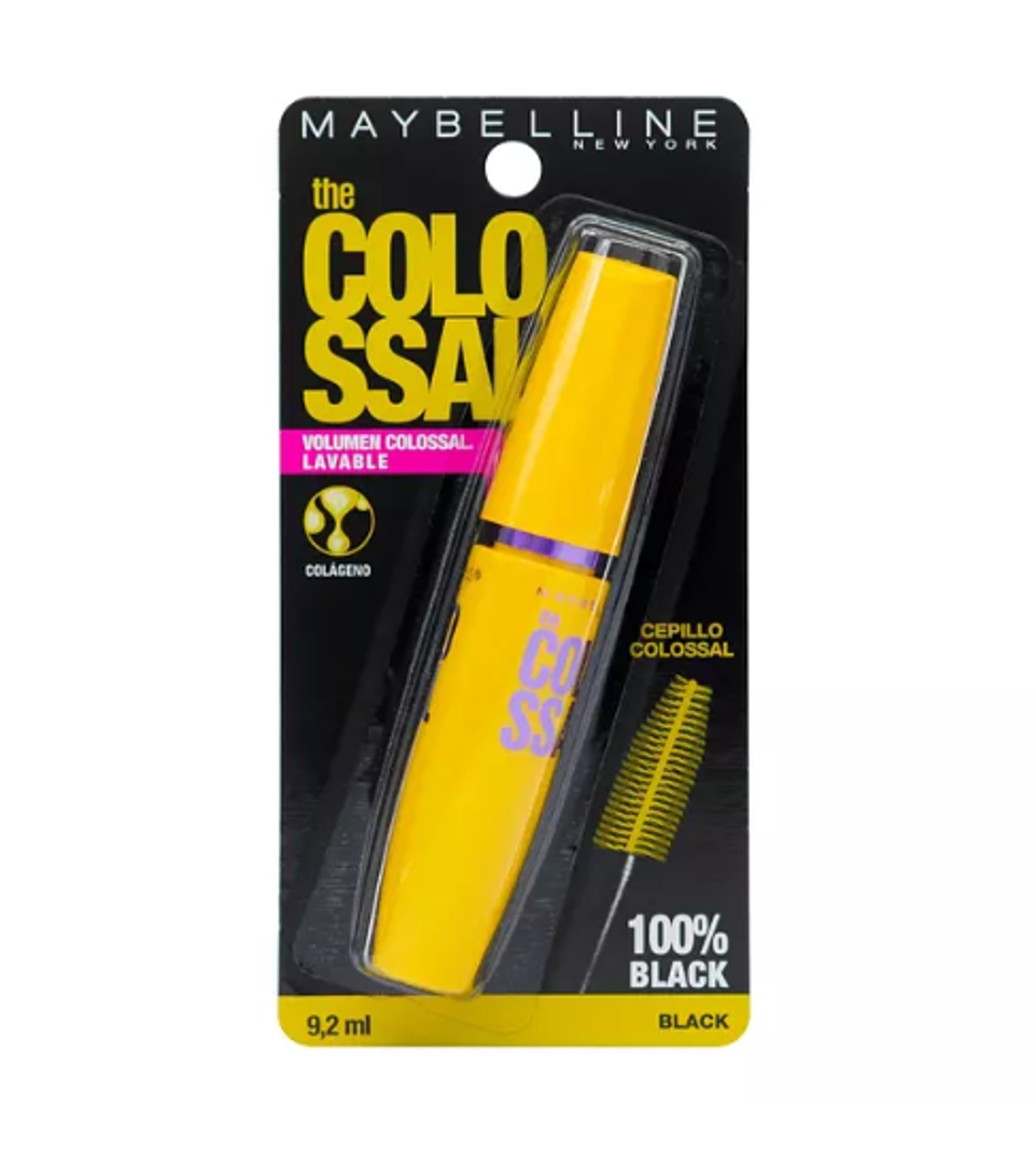 Pestañina Colossal Volumen Express Lavable Black