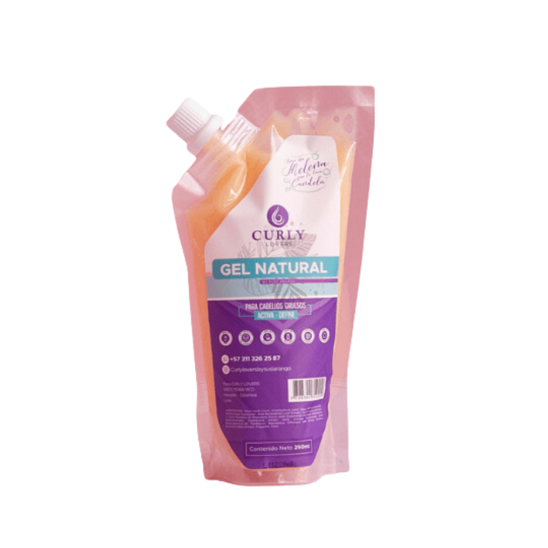 REFIL GEL MOLDEADOR CABELLO GRUESO 250ML CURLY LOVERS