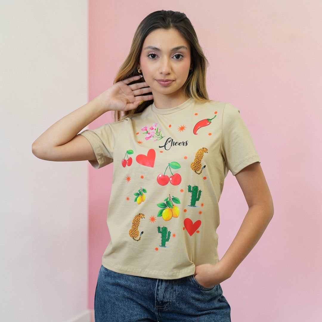 Camiseta Cerezas