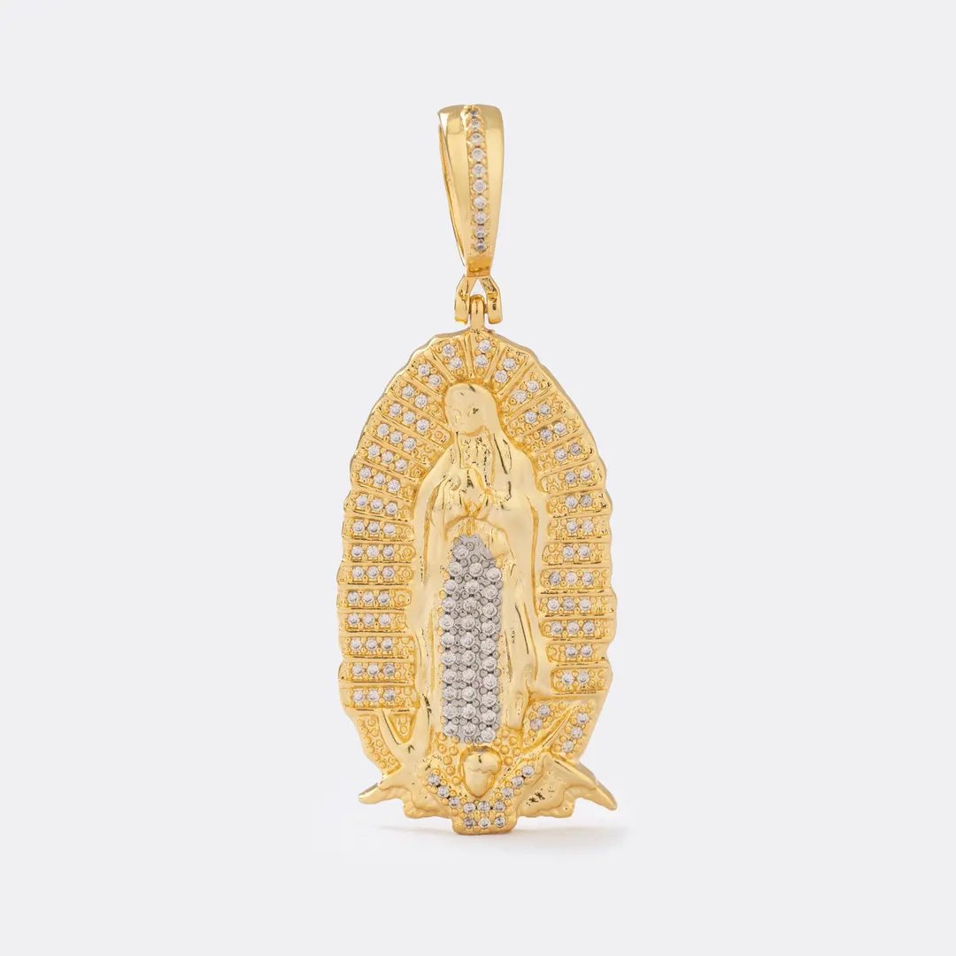 Dije Nuestra Señora de Guadalupe Circonias