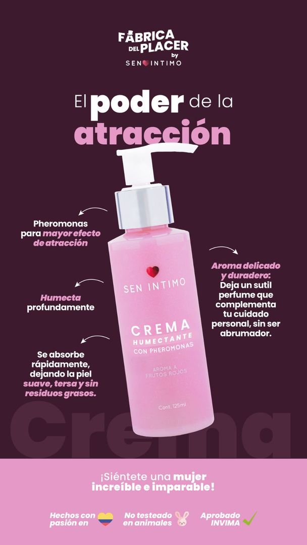 CREMA CORPORAL CON FEROMONAS 