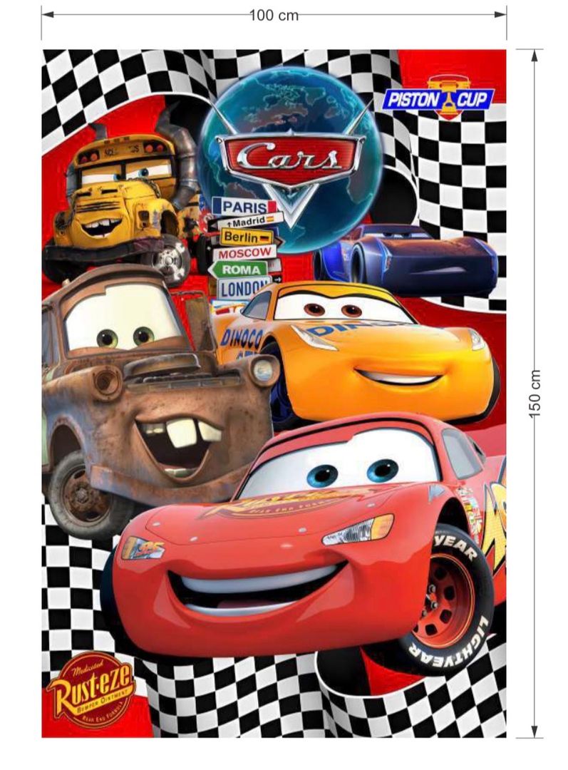 FONDO EN TELA 1 x 1.50 CM CARS
