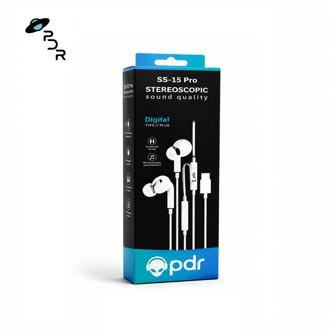 AUDIFONO ALAMBRICO MANOS LIBRES PDR SS15 PRO