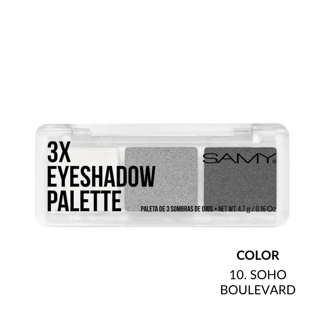 PALETA DE SOMBRAS X 3 SAMY