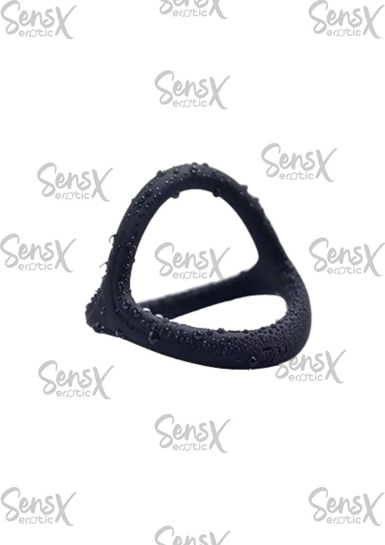 Anillo de pene de silicona, anillo de pene elástico 3 en 1