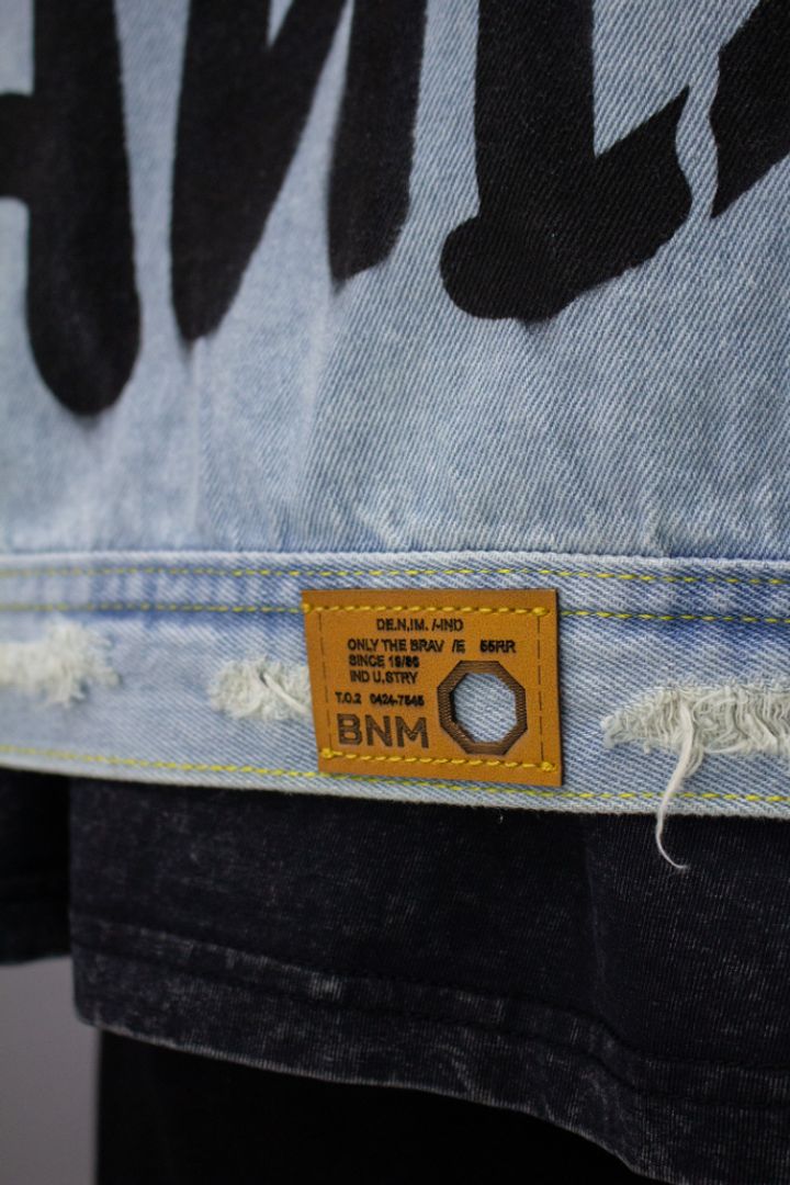 CHAQUETA OVER PREMIUM EST BNM NEVER STOP