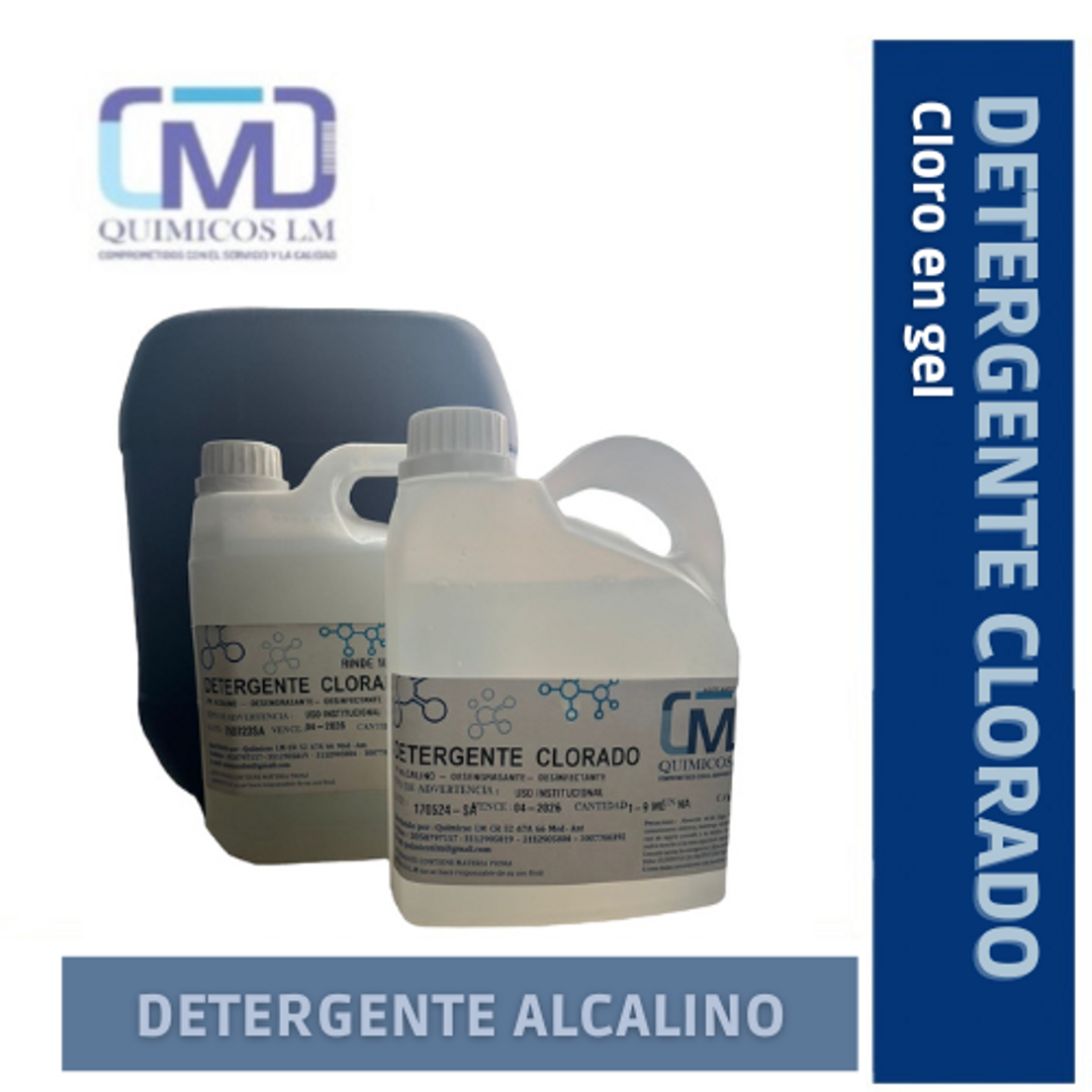 DETERGENTE CLORADO/ ALCALINO 