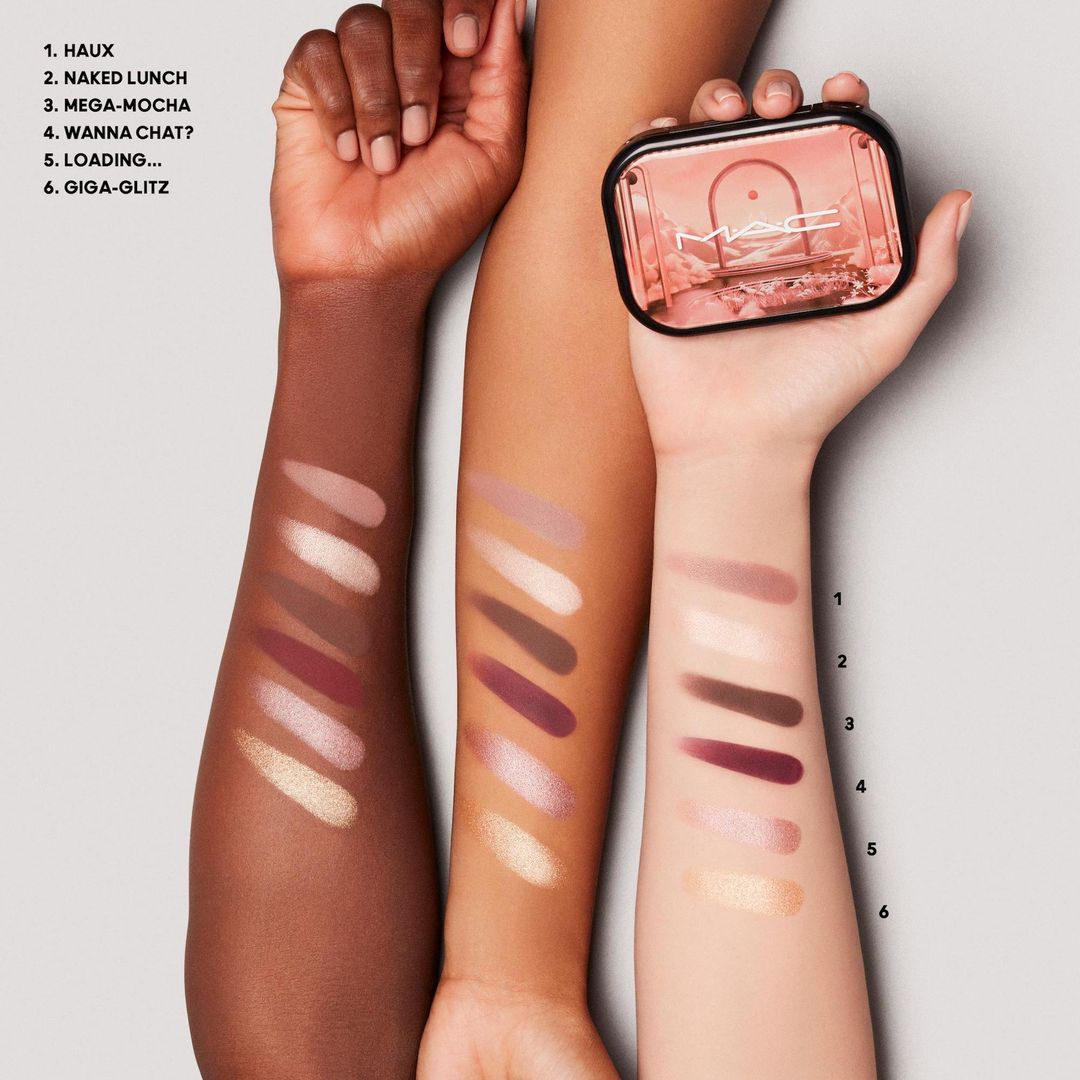 Sombra Connect In Colour Eye Shadow Palette Embedded In Burgundy