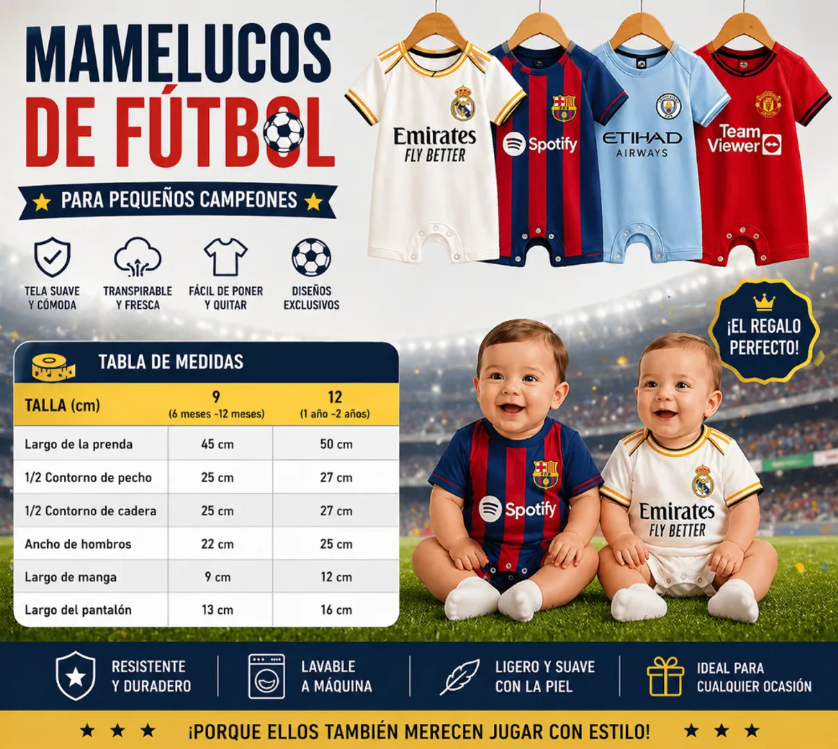Mamelucos Mundial | Solo por pedido 