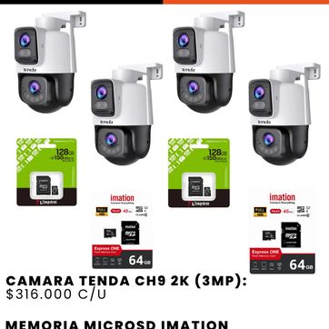 Imagen del producto KIT WIFI TENDA DOBLE LENTE X4 EXTERIOR
