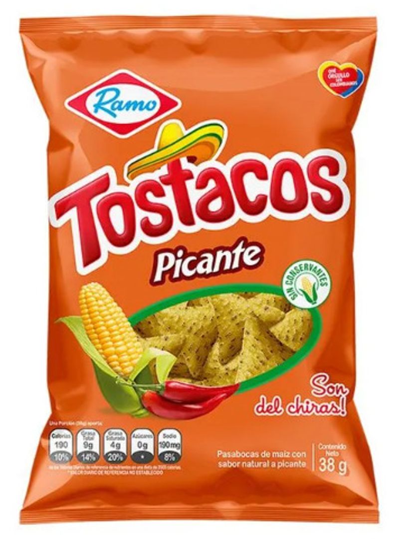 TOSTACO*38G PICANTE RAMO
