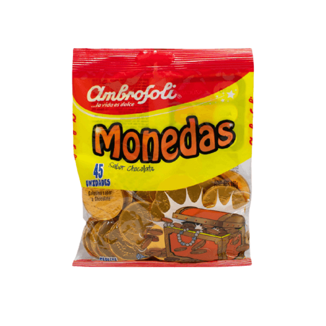 MONEDA CHOCOLATE AMBROF*45*180G