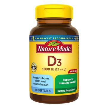Vitamina D3 1000 IU  180 softgels  - imagen 1