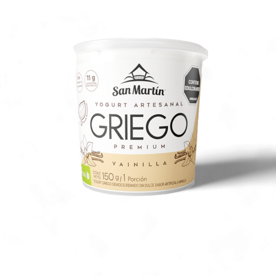 YOGURT GRIEGO VAINILLA X 150 GR SAN MARTIN