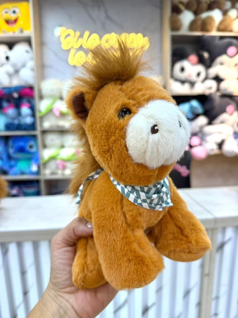 CABALLO PAÑOLETA de peluche 30cm