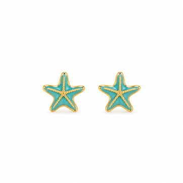 Arete Estrella Azul - imagen 1
