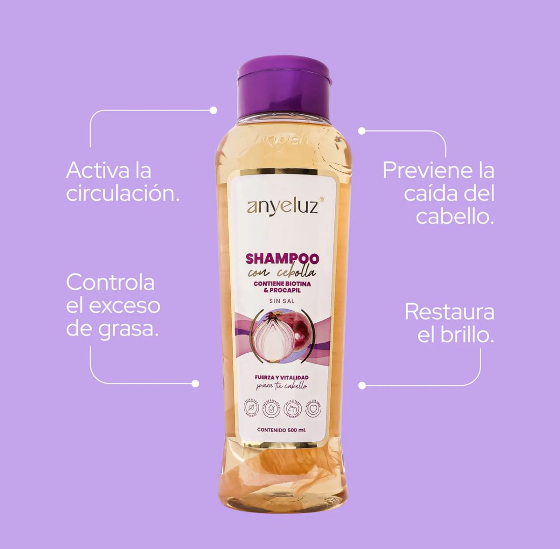 SHAMPOO CON CEBOLLA ANYELUZ 