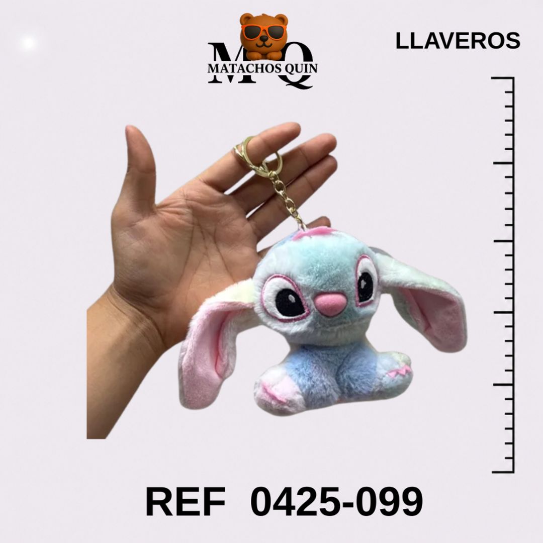 LLAVEROS DE STITCH COLORIDOS