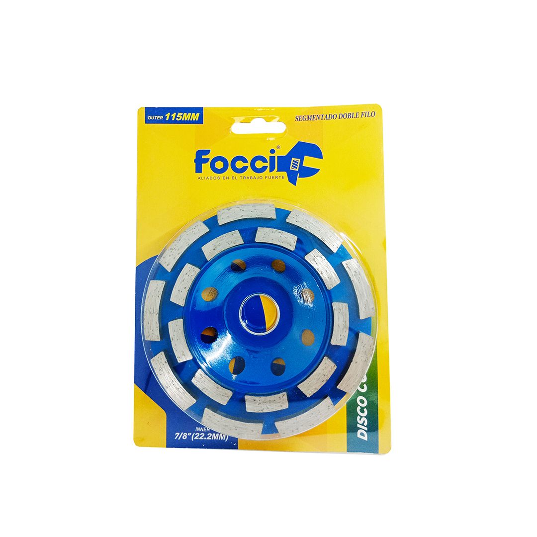 DISCO COPA MARMOL SEGMENTADO 4 1/2" DOBLE