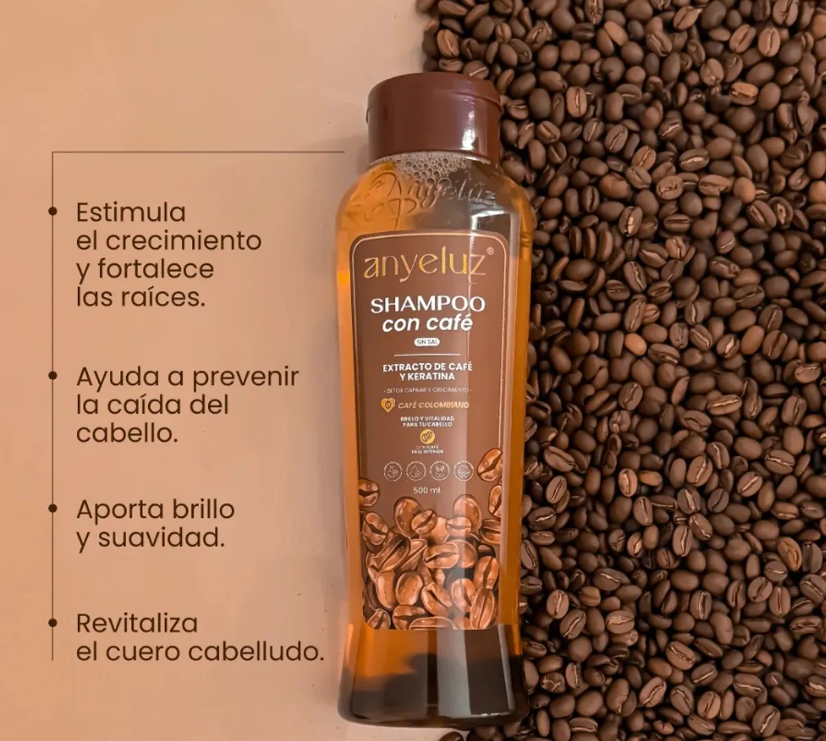 SHAMPOO CON CAFÉ ANYELUZ 