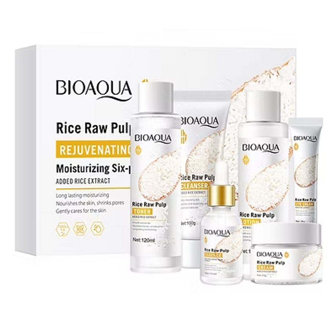 KIT FACIAL DE ARROZ BIOAQUA