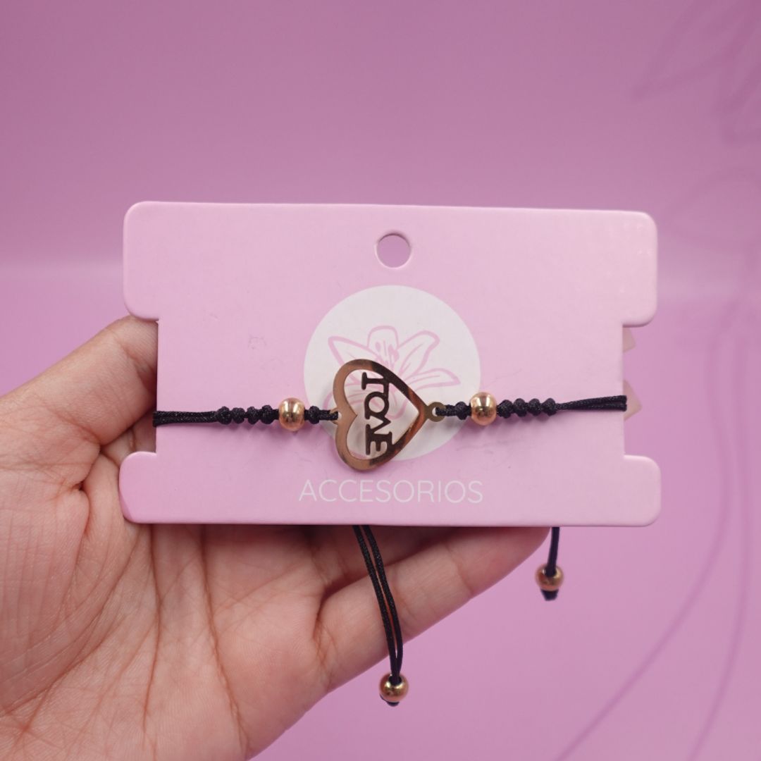 PULSERA CORAZON LOVE