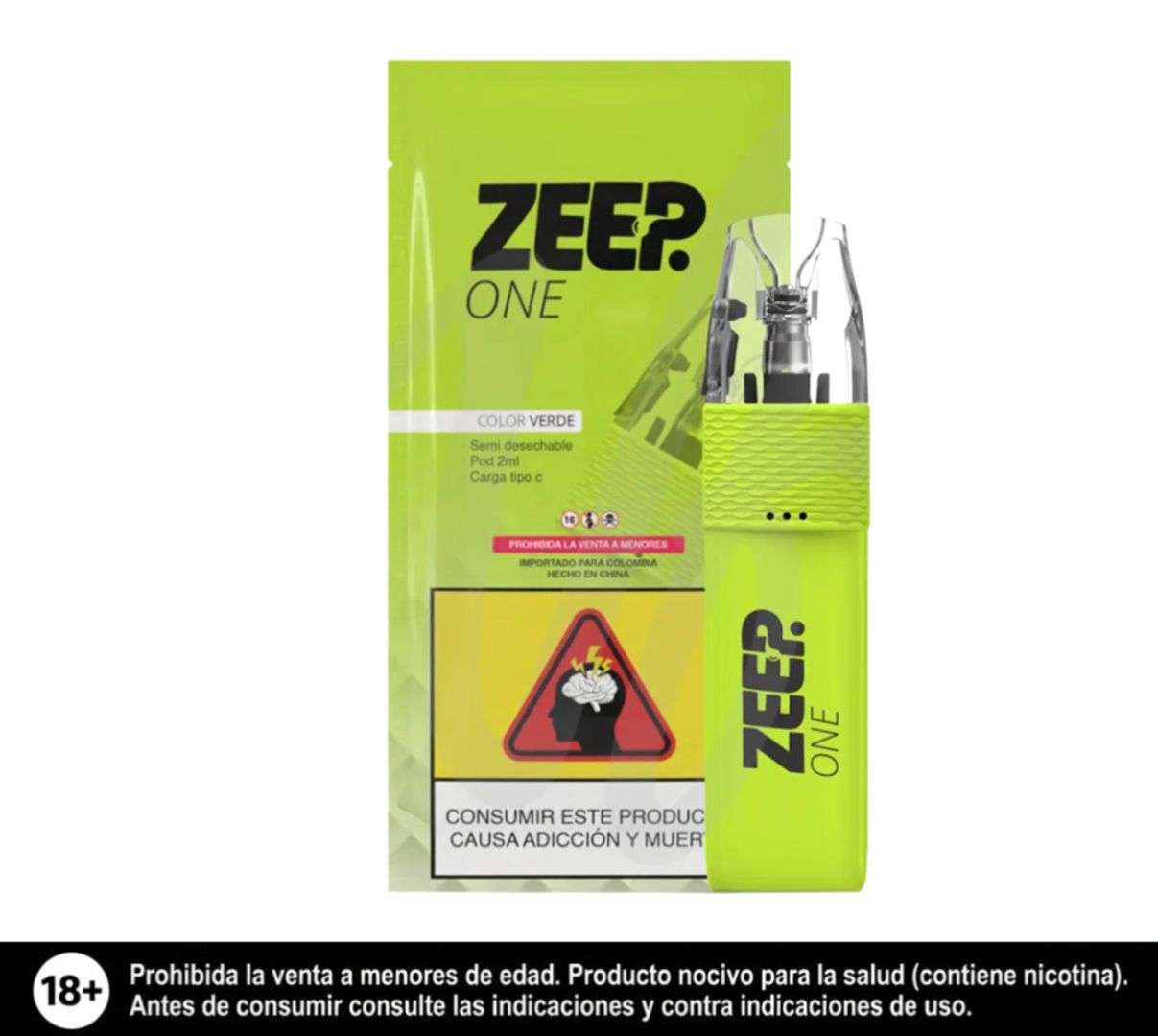 Zeep One Recargable Verde