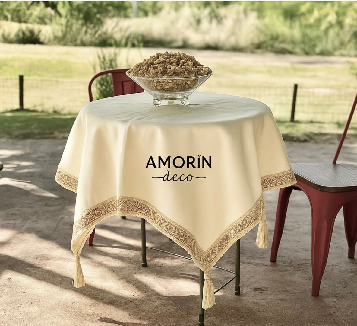 Mantel Rústico Natural VENDIDO 