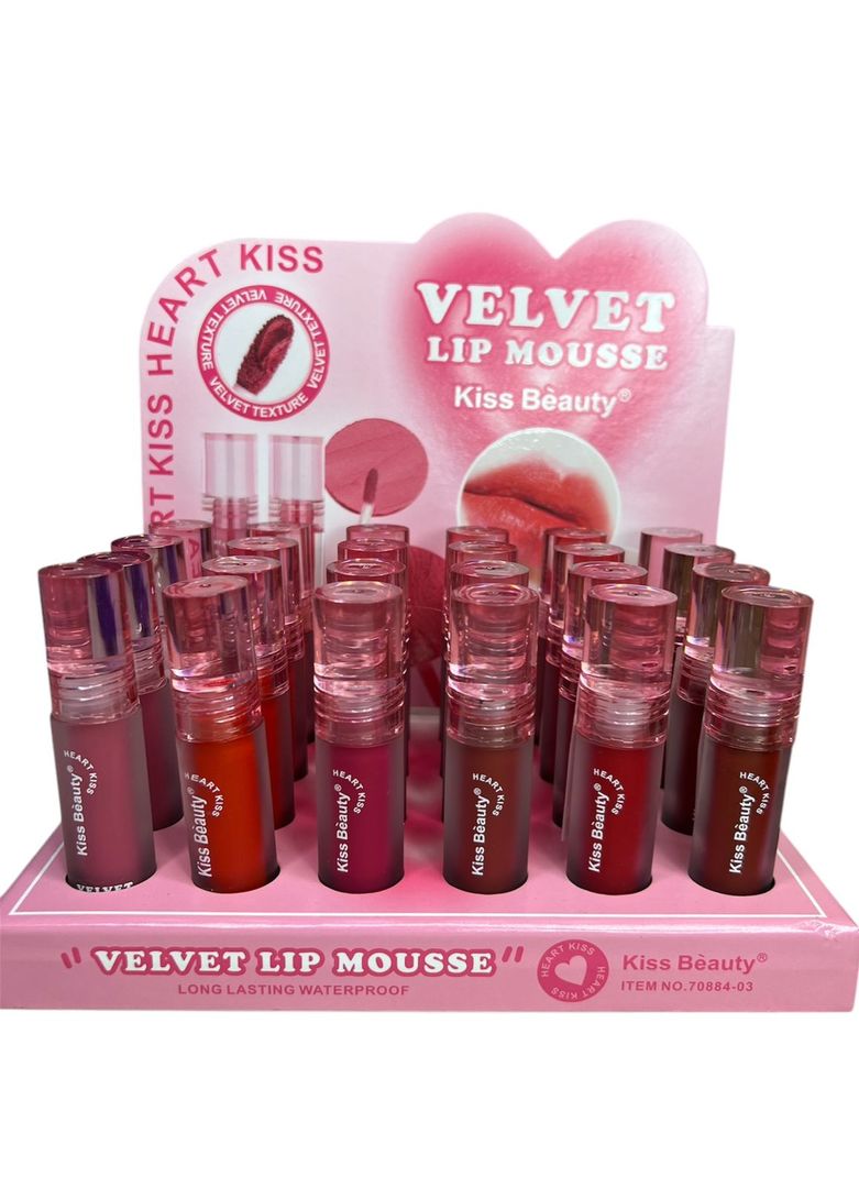 LABIAL MATTE VELVET KISS BEAUTY 70884-03