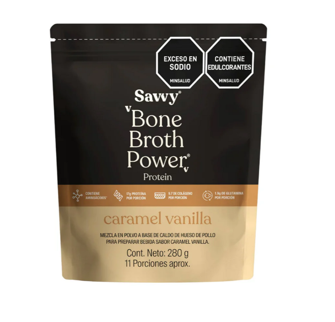 MINI BONE BROTH POWER PROTEIN 280GR VAINILLA SAVVY